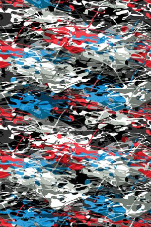 抽象男装印花华亿平台图片