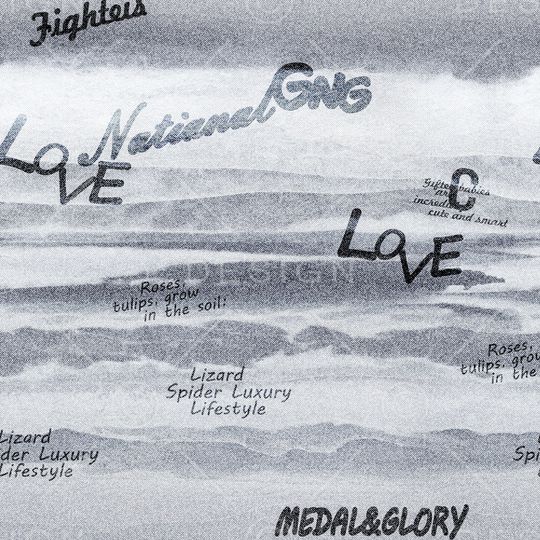 字母印花华亿平台图片