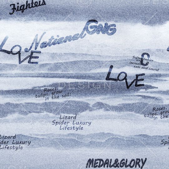 字母印花华亿平台图片