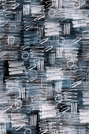 抽象男装印花华亿平台图片