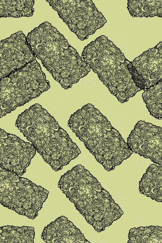 线条画印花华亿平台图片