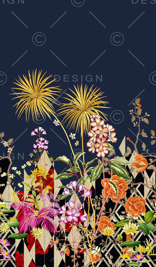 定位花印花华亿平台图片