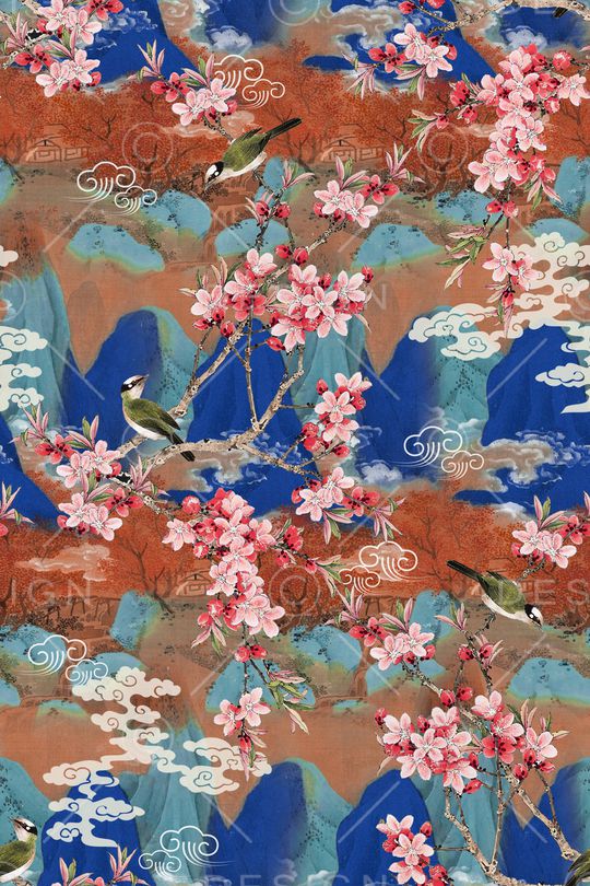 鸟印花华亿平台图片