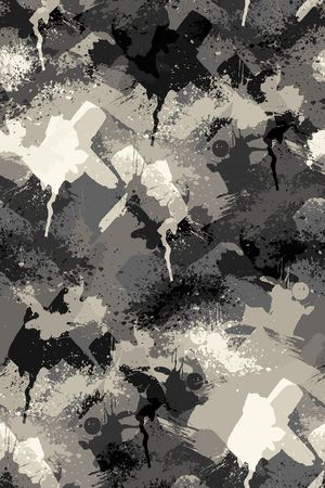 抽象男装印花华亿平台图片