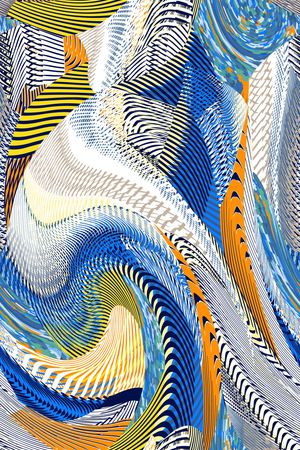 线条印花华亿平台图片