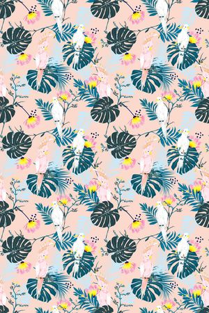 绿植树叶印花华亿平台图片