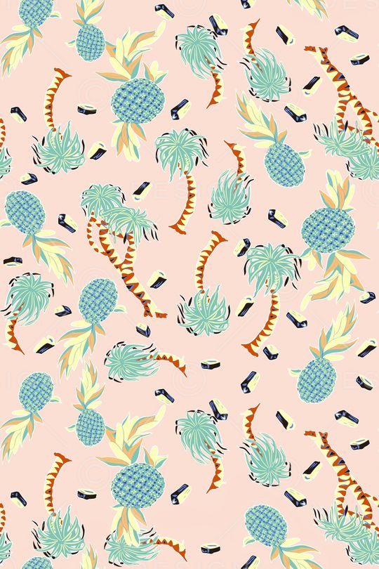 绿植树叶印花华亿平台图片