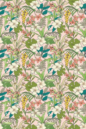 绿植树叶印花华亿平台图片