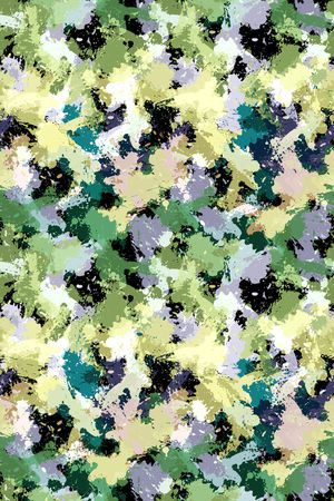 抽象男装印花华亿平台图片