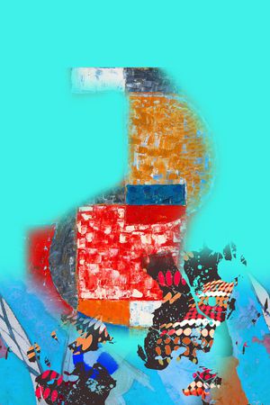 几何印花华亿平台图片