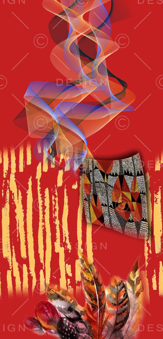 几何印花华亿平台图片