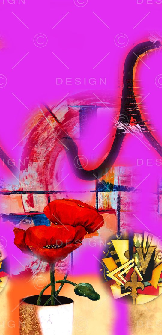 几何印花华亿平台图片