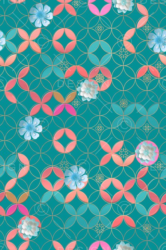 几何印花华亿平台图片