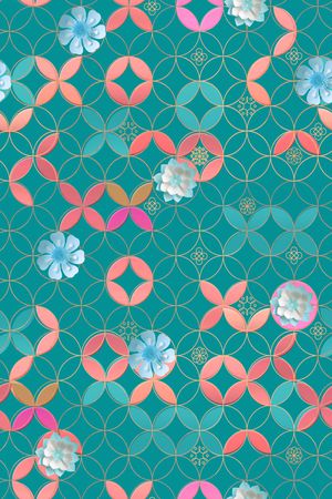 几何印花华亿平台图片