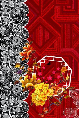 数码华亿平台印花华亿平台图片