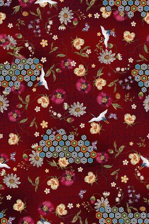 几何印花华亿平台图片