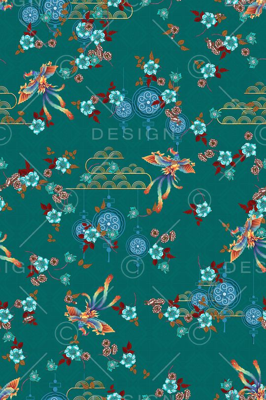 几何印花华亿平台图片