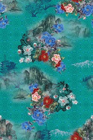 数码华亿平台印花华亿平台图片