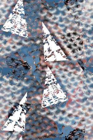 抽象男装印花华亿平台图片