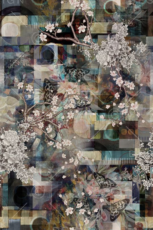 几何印花华亿平台图片