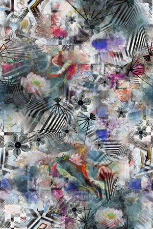 几何印花华亿平台图片