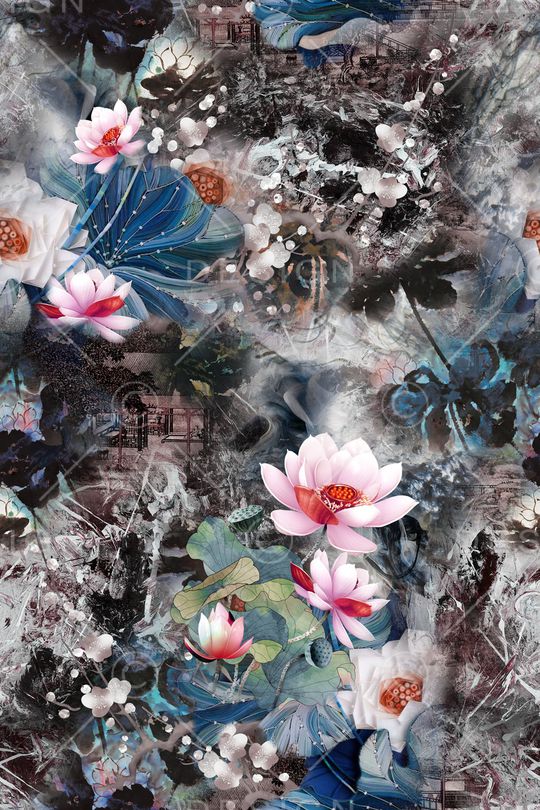 几何印花华亿平台图片