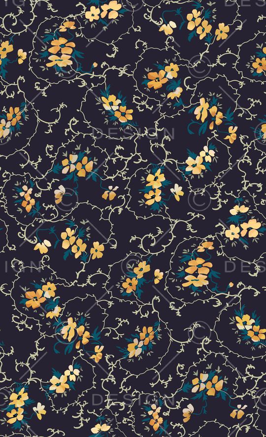 小碎花印花华亿平台图片