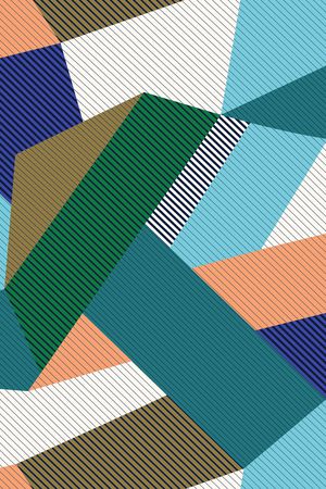 几何印花华亿平台图片