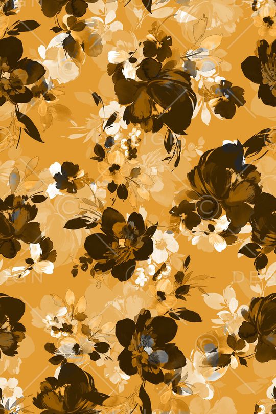 抽象花卉印花华亿平台图片