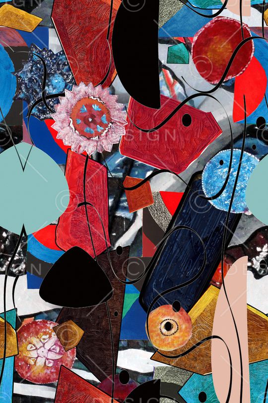 几何印花华亿平台图片