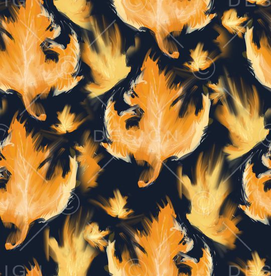 绿植树叶印花华亿平台图片