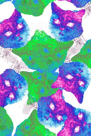 猫印花华亿平台图片