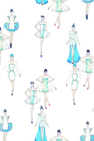 几何印花华亿平台图片