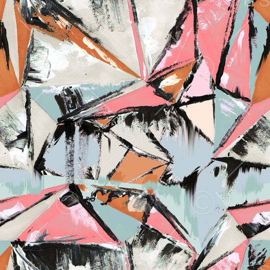 几何印花华亿平台图片