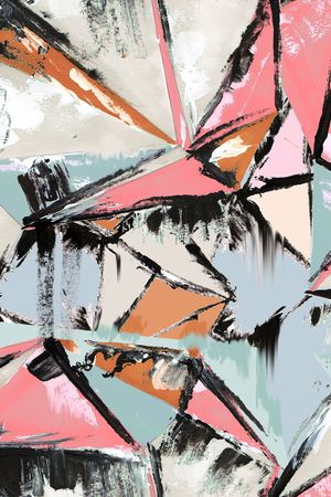 几何印花华亿平台图片