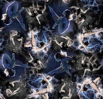 人物印花华亿平台图片