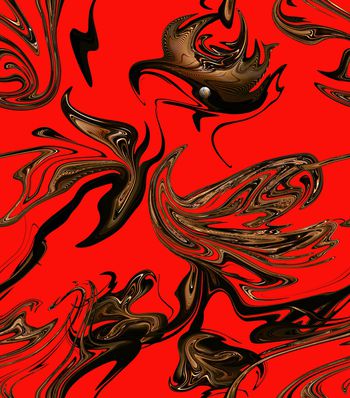 1398119-抽象肌理几何花卉3