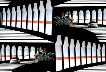 1398175-宝马赛车创意花卉1-3