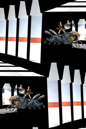 几何印花华亿平台图片