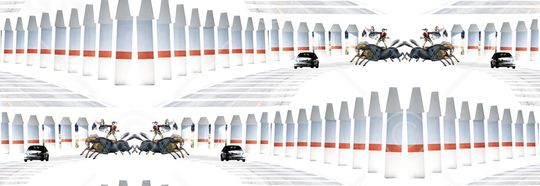 几何印花华亿平台图片