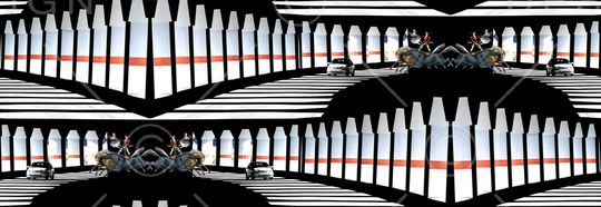 几何印花华亿平台图片