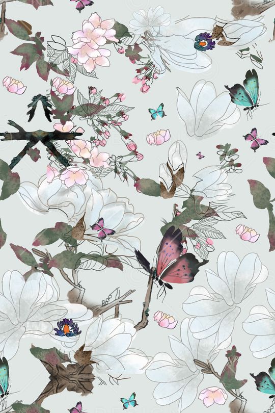 荷花印花华亿平台图片