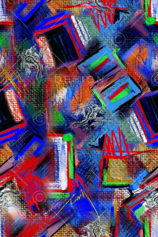 几何印花华亿平台图片