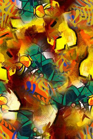 几何印花华亿平台图片