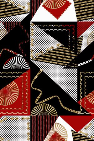 几何印花华亿平台图片