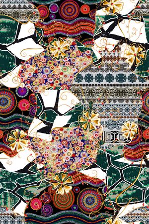 几何印花华亿平台图片