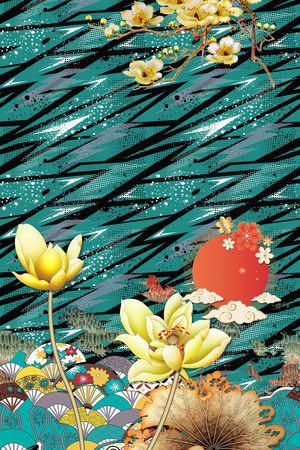 几何印花华亿平台图片