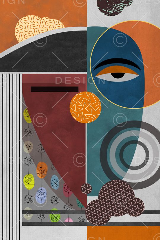 几何印花华亿平台图片