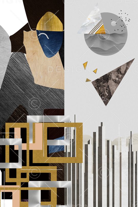 几何印花华亿平台图片