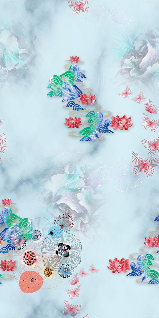 数码华亿平台印花华亿平台图片